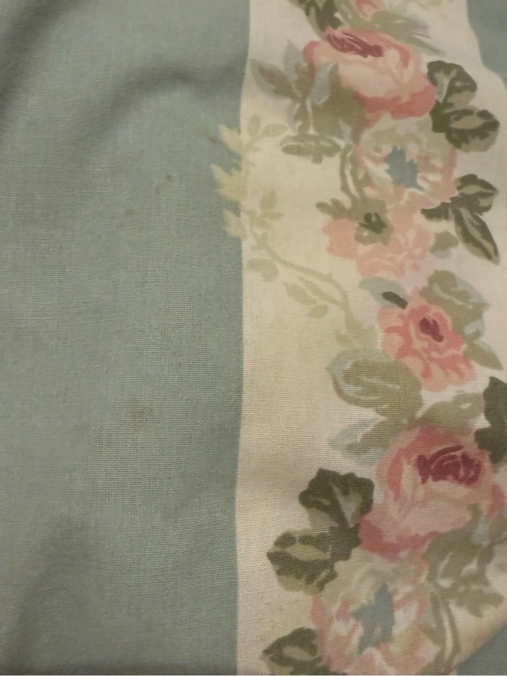 Vintage Laura Ashley Cottage Rose F/Q Comforter Framed Reversible Floral 1990's